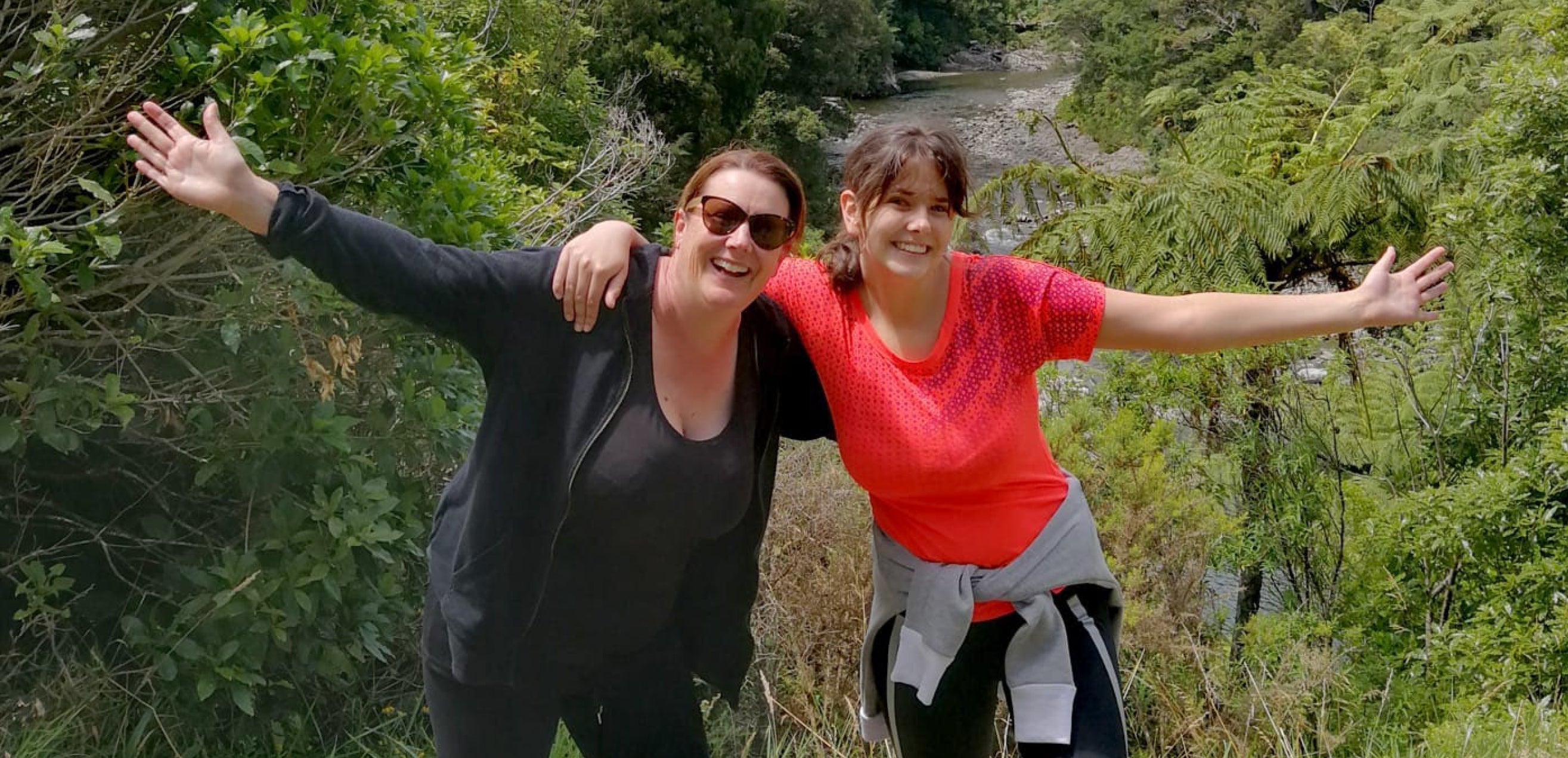 My mum, Lisa, and I on our annual birthday bushwalk, something I once thought I would never be able to do.
