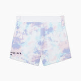 Sahar Sweatshort (Girls) - Purple Tie Dye