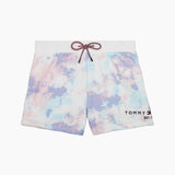 Sahar Sweatshort (Girls) - Purple Tie Dye