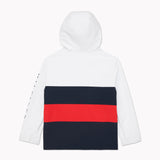 Colourblock Hooded Jacket (Kids) - Bright White
