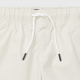Drawstring Poplin Logo Short (Kids) - Sand Dollar
