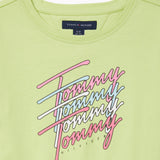 T-Shirt Dress (Girls) - Fluro Green