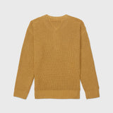 Flag Henley Sweater (Kids) - Mossy Green