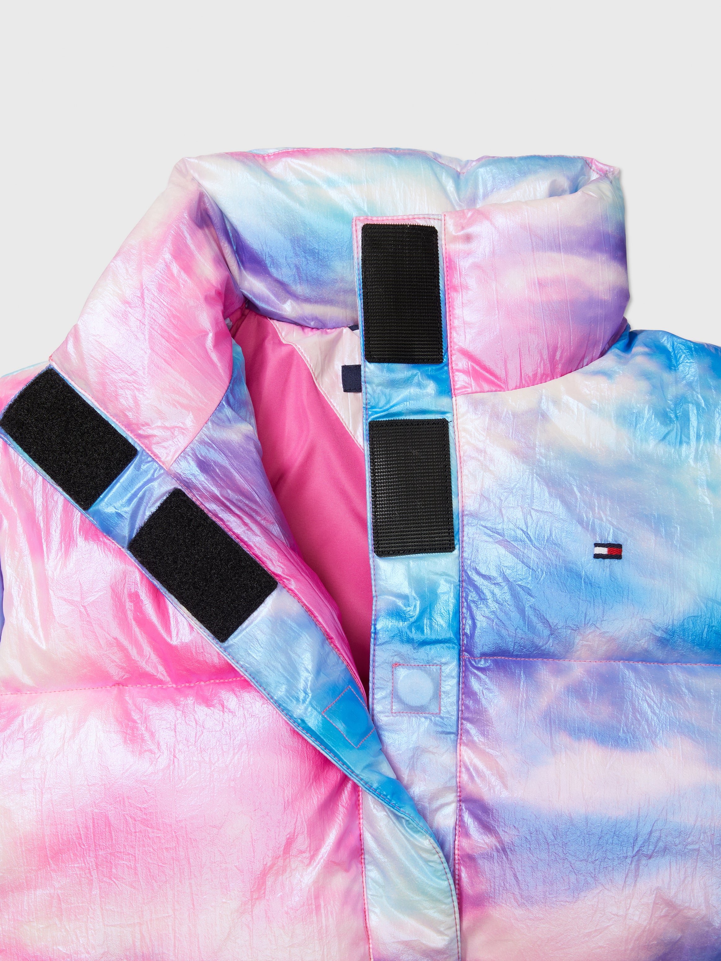Tie Dye Puffer Jacket (Girls) Multi EveryHuman