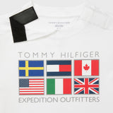 Flags Reflective Tee (Kids) - Fresh White