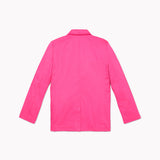 Cotton Linen Blazer - Pink Passion