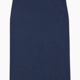 Ribbed Bodycon Skirt (Womens) - Cobalt Saphire
