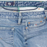 Distressed Mom Fit Jean (Womens) - Medium Wash