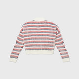 Stripe Sweater (Womens) - Snow White