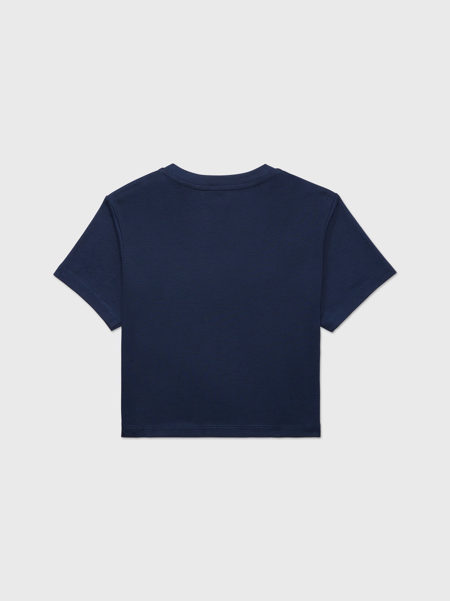 Cropped Tommy Tee (Womens) - Cobalt Saphire