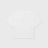 Cropped Tommy Tee (Womens) - Fresh White