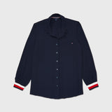 Logo Stripe Shirt (Womens) - Desert Sky