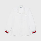 Logo Stripe Shirt (Womens) - Optic White
