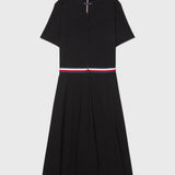Womens Logo Stripe Dress (Womens) - Dark Sable