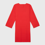 Logo Stripe Shift Dress (Womens) - Primary Red