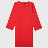 Logo Stripe Shift Dress (Womens) - Primary Red