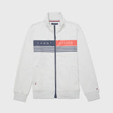 Flag Zip Sweatshirt (Mens) - Grey Heather