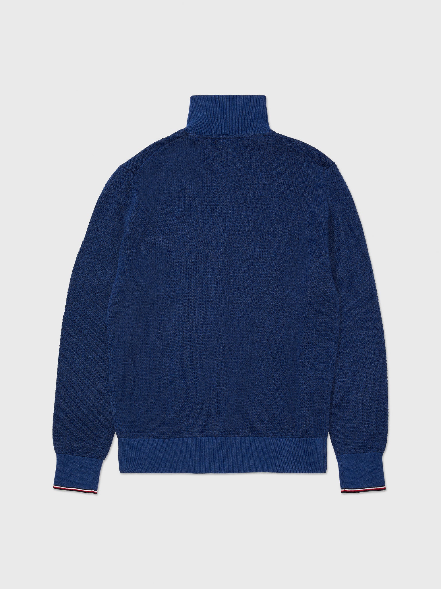 Manhanttan Quarter Zip Sweater (Mens) - Denim Heather
