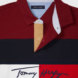 Block Long Sleeve Polo (Mens) - Rogue