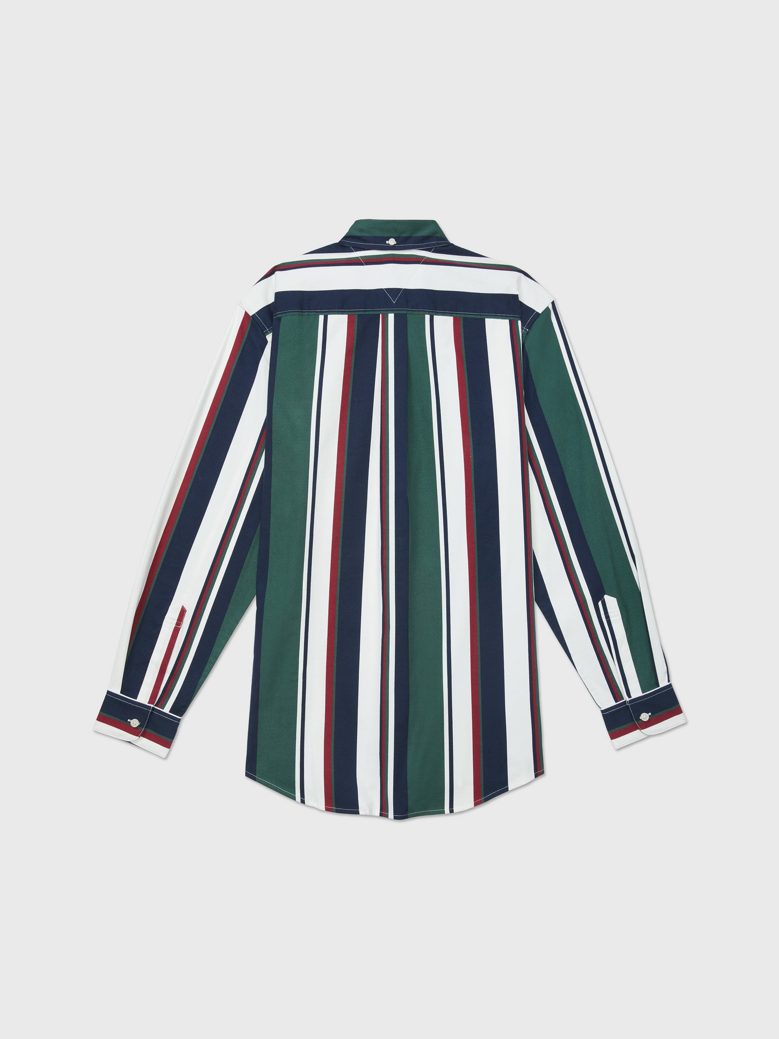 Classic Fit Stripe Shirt (Mens) - Milky Way