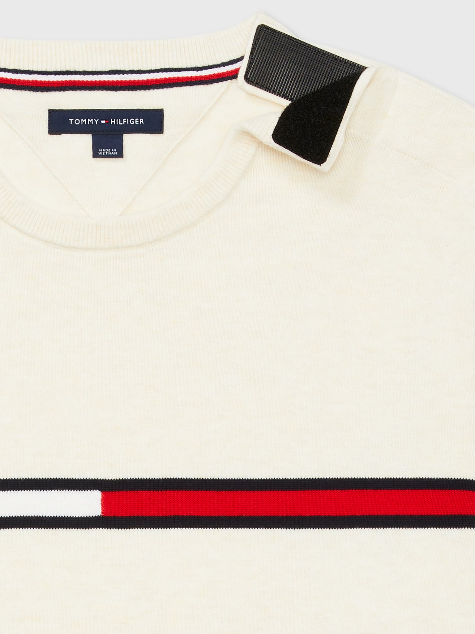Logo Stripe Sweatshirt (Mens) - White Heather