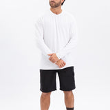 Comfort Classic Long Sleeve T-Shirt (Mens) - White