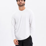 Comfort Classic Long Sleeve T-Shirt (Mens) - White