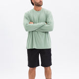 Comfort Classic Long Sleeve T-Shirt (Mens) - Smoke Green