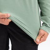 Comfort Classic Long Sleeve T-Shirt (Mens) - Smoke Green