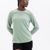 Comfort Classic Long Sleeve T-Shirt (Womens) - Smoke Green