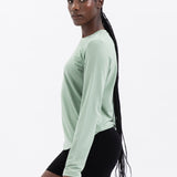 Comfort Classic Long Sleeve T-Shirt (Womens) - Smoke Green