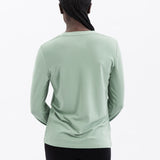 Comfort Classic Long Sleeve T-Shirt (Womens) - Smoke Green