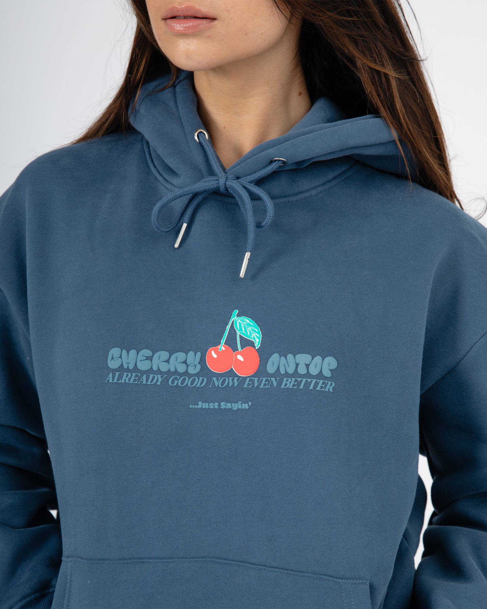 Picked For You Hoodie - Steel Blue