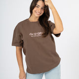 Out Of Office Tee - Chocolate