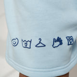Human Connection Shorts - Blue Mist
