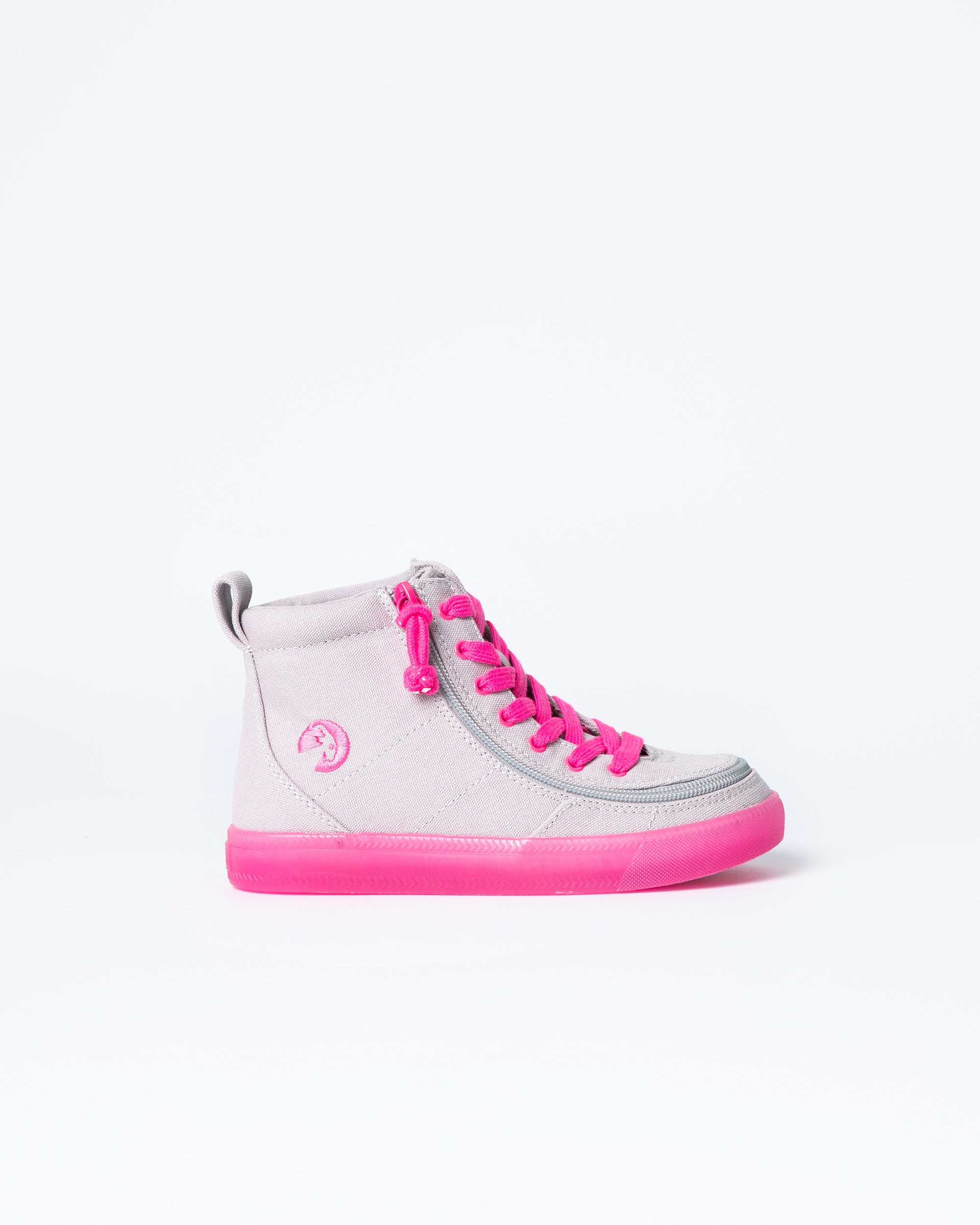 Classic High Top (Kids) Grey/Pink – EveryHuman - Main Image