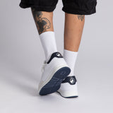 Comfort Court (Unisex) - White/Navy