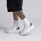 Comfort Court (Unisex) - White/Navy