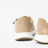 Comfort Jogger (Women) - Tan Suede