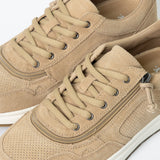 Comfort Jogger (Women) - Tan Suede