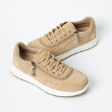 Comfort Jogger (Women) - Tan Suede