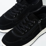 Comfort Jogger (Women) - Black Suede