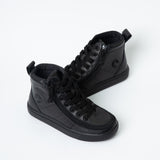 Classic High Top (Toddler) - Black to the Floor Leather