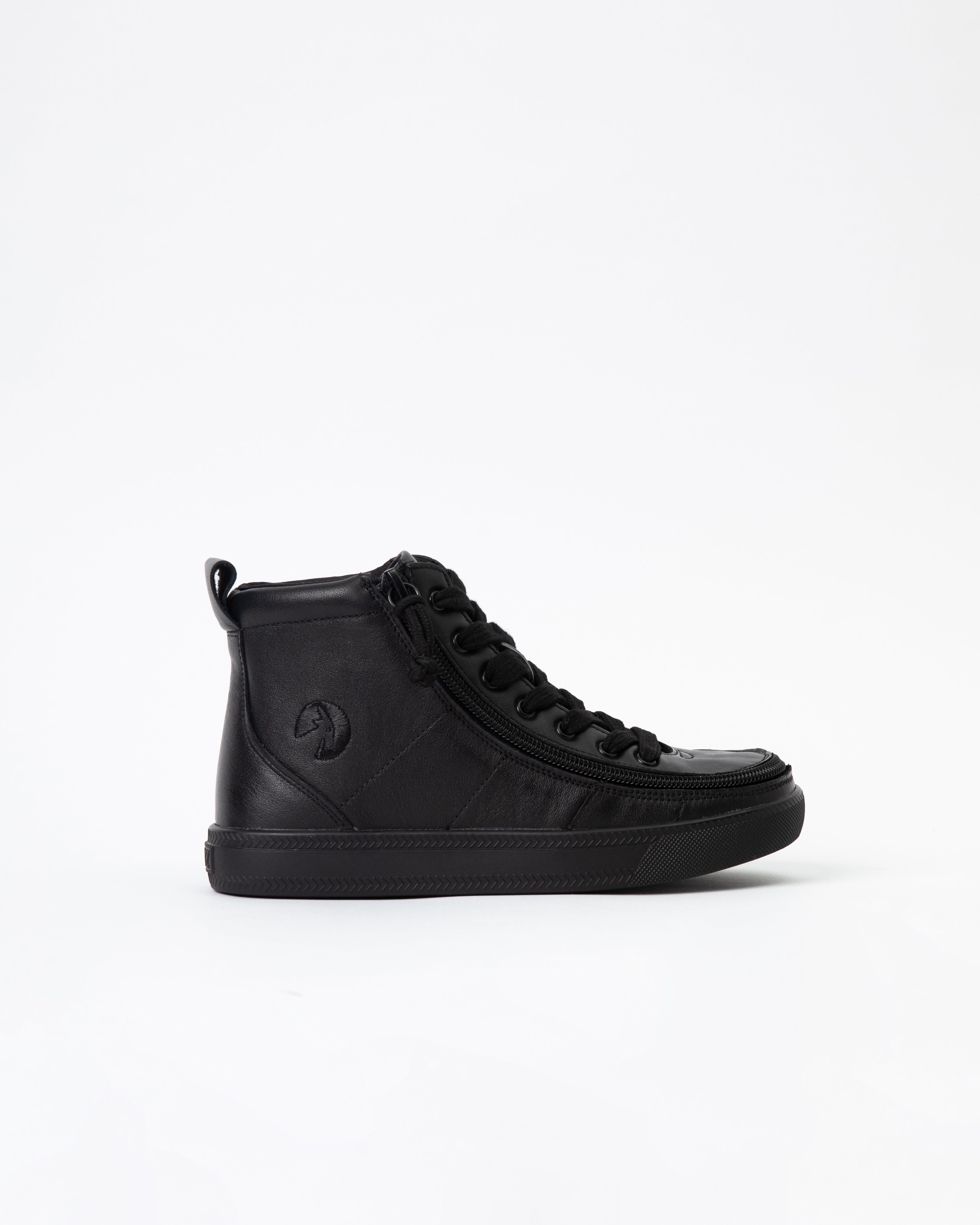 Classic High Top (Kids) Black to the Floor Leather – EveryHuman
