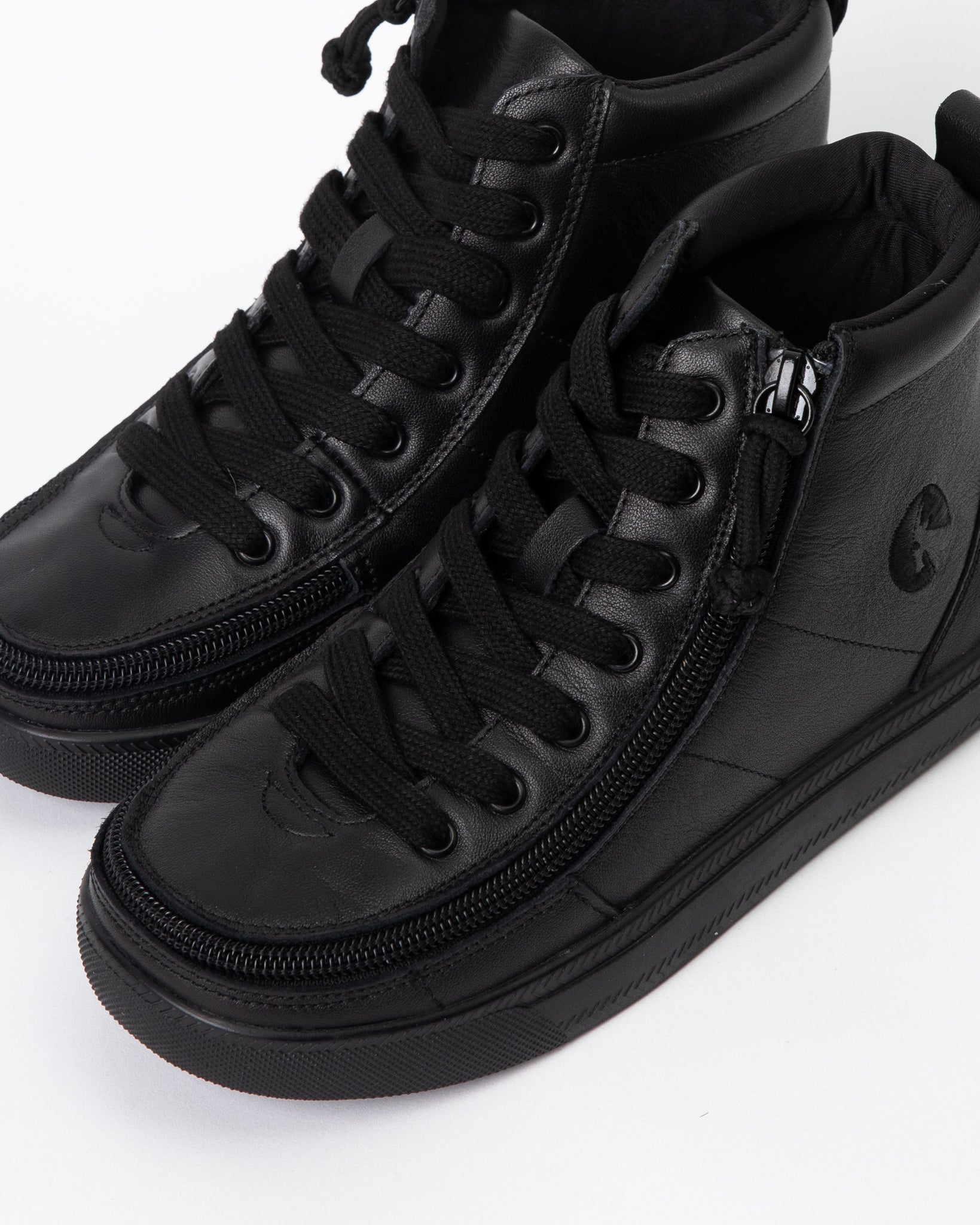 DR II High Top (Kids) - Black to the Floor Leather