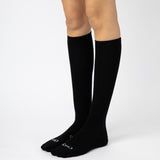 Everyday Knee-High Seamless Feel Sock 4 Pack (Adults) - Black