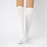 Everyday Knee-High Seamless Feel Sock 4 Pack (Adults) - White