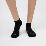 Everyday Ankle Seamless Feel Sock 4 Pack (Adults) - Black