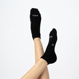 Everyday Ankle Seamless Feel Sock 4 Pack (Adults) - Black