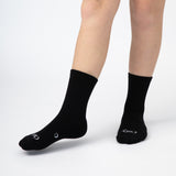 Everyday Crew Seamless Feel Socks 4 Pack (Kids) - Black